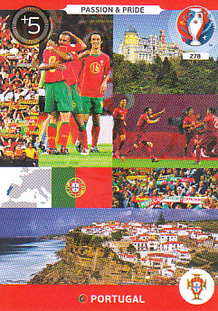 Passion & Pride Portugal Panini UEFA EURO 2016 #278
